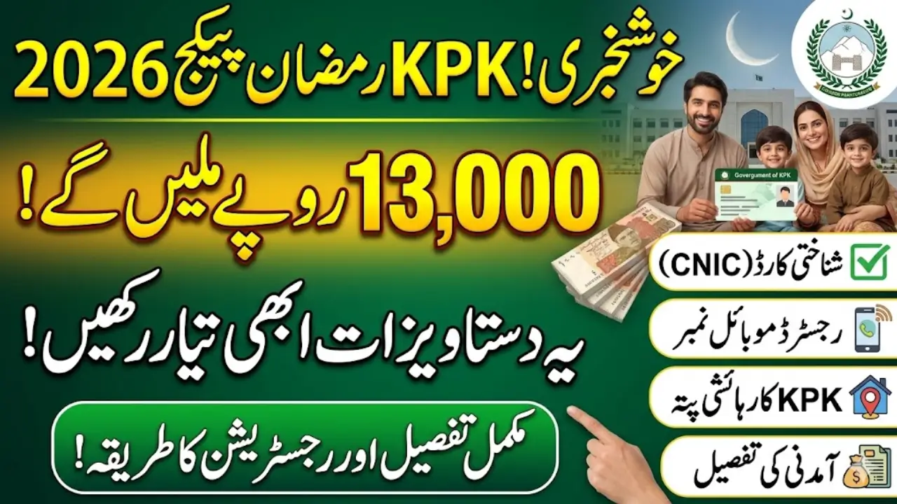 KPK 8558 Ramzan Package Required Documents