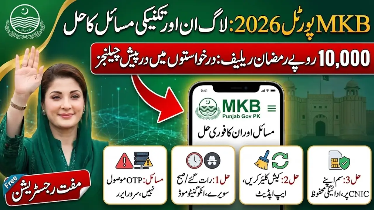 MKB Punjab Portal Login Problem 2026