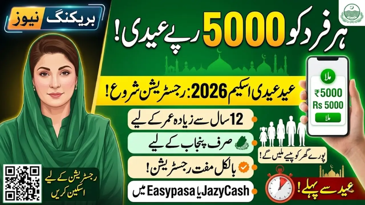 Maryam Nawaz 5000 Eidi Scheme